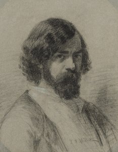 Narcissus Virgil Diaz de la Peña portréja alkotó: Jean Francois Millet
