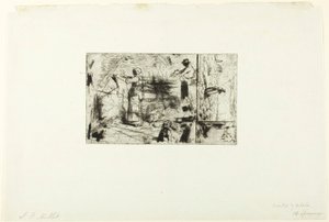 Három téma vázlata alkotó: Jean Francois Millet