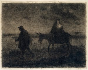 Az egyiptomi menekülés alkotó: Jean Francois Millet