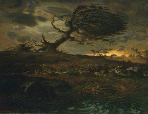 "A széllökés", 1871-3 alkotó: Jean Francois Millet
