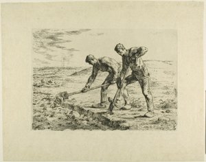 Két férfi ás alkotó: Jean Francois Millet