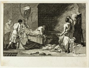 Cimon áhítata vagy Miltiade temetése alkotó: Jean François Pierre Peyron