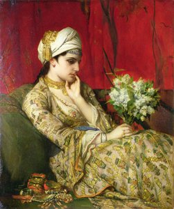 Az odalisque (olaj, vászon a fedélzeten)