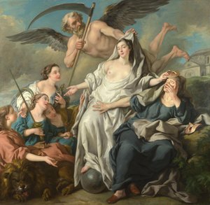 Az idő leleplezi az igazságot alkotó: Jean François de Troy