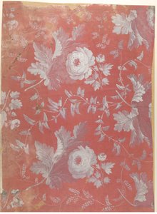 Design mintás selyemhez, kb. 1780-1825. alkotó: Jean François Bony.