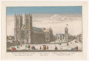 Kilátás a Westminster-apátságra és a londoni Szent Margit-templomra 26. A Vüe d