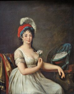 Marie-Rose Aimée Tassin de Villiers (1793-1865), Tassin de Moncourt felesége. alkotó: Jean Francois Garneray