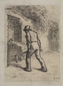 Tanulmány a talicskás emberhez alkotó: Jean Francois Millet