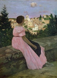 A rózsaszín ruha, avagy kilátás Castelnau-le-Lezre, Herault, 1864