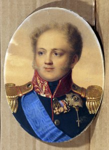I. Sándor orosz császár portréja (A. Pavlovics Romanov alkotó: Jean Henri Benner