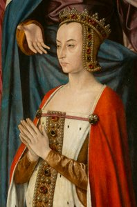 Anne de Beaujeu hercegnő, részlet. Moulins mesterének triptichonja