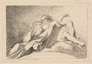 A két próféta alkotó: Jean Honoré Fragonard after Annibale Carracci