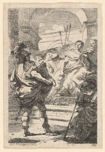 Mucius Scaevola alkotó: Jean Honoré Fragonard after Giovanni Battista Tiepolo