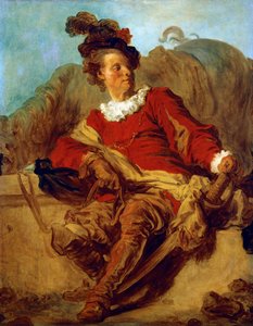 Saint-Noni apát, spanyol stílusban öltözött, Jean Honore Fragonard (1732-1806) alkotó: Jean Honore Fragonard