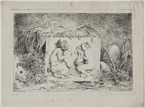 Bacchanales: A szatír családja alkotó: Jean Honore Fragonard