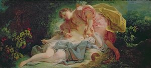 Cephalus és Procris (olaj, vászon) alkotó: Jean Honore Fragonard