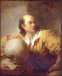 Jerome Lalande (1732-1807) portréja (Joseph Jerome Lefrancois de Lalande) - Jean Honore Fragonard (1732-1806) festménye - kb 1769 - Olaj, vászon - 72x59,5 - Petit Palais, Musee des la Beaux-Arts de Lalande Párizsból alkotó: Jean Honore Fragonard