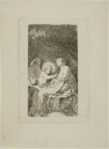 Alexandriai Szent Katalin, akit egy angyal gyógyított meg alkotó: Jean Honore Fragonard