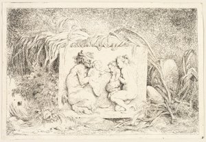 Szatír család a Bacchanales, vagy Szatír játékokból alkotó: Jean Honore Fragonard