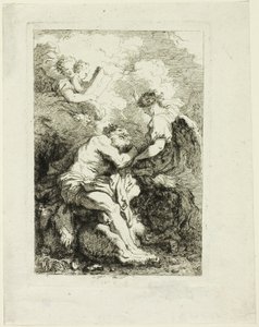 Szent Jeromos alkotó: Jean Honore Fragonard
