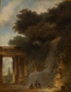 A kaszkád, 1775 körül alkotó: Jean Honore Fragonard