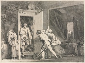 A szekrény, 1778. alkotó: Jean Honore Fragonard