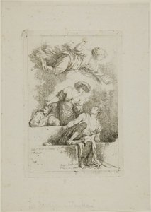 Tanítványok a sírnál alkotó: Jean Honore Fragonard