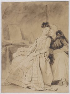 Az intim beszélgetés, 1778 körül alkotó: Jean Honore Fragonard
