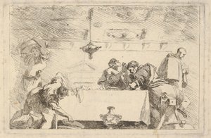 Az utolsó vacsora, kb. 1761-64. alkotó: Jean Honore Fragonard