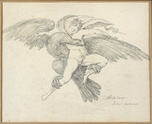 Ganymedes megerőszakolása Michelangelo után alkotó: Jean Honore Fragonard