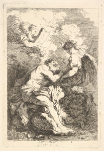Szent Jeromos látomása, kb. 1761-65. alkotó: Jean Honore Fragonard