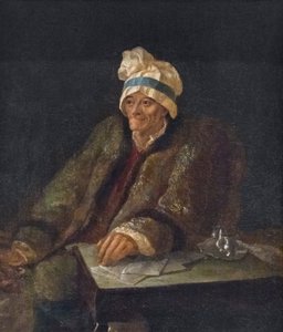 Voltaire portréja (olaj, vászon)