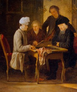 Voltaire sakkasztalnál”, 1750 és 1775 között.