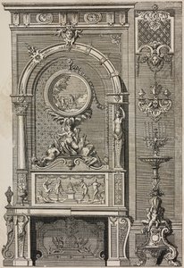 Kandalló, Jean Berain (1640-1711), Scotin Aine metszete a L
