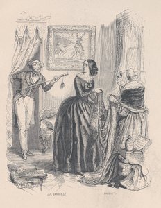 Új Actaeon, megleptem Dianát, nem a fürdőjében, hanem egy kereskedővel a fürdőszobában. 1843-tól... alkotó: Jean Ignace Isidore Gérard