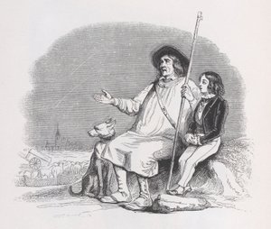 Hullócsillagok Béranger teljes műveiből, 1836. alkotó: Jean Ignace Isidore Gérard