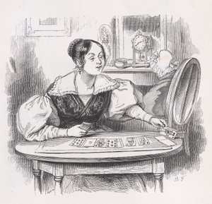 A kártyák Béranger teljes műveiből, 1836. alkotó: Jean Ignace Isidore Gérard