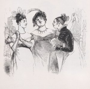 Ezeknek a hölgyeknek a véleménye a Béranger teljes műveiből, 1836. alkotó: Jean Ignace Isidore Gérard
