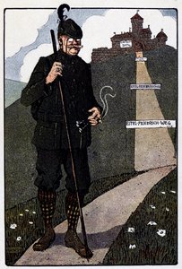 Vogesen Bilder (a Vogézek képei); Felső-Königsbourg vára a németek általi helyreállítás után