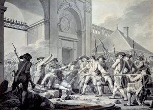 Nancy-ügy: 1790. augusztus 31-én de Bouillé márki (1739-1800) elnyomást indított a nancyi helyőrség katonái ellen, lázadva tisztjeik ellen. A csata a Stainville-kapu őrhelye előtt zajlott, melynek során