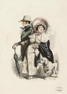 Egy Rentier és felesége, 1840.