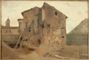 Masure a római vidéken, 1859 és 1864 között (olaj, vászon)