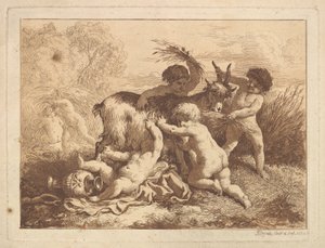 Les petits moissonneurs et la chevre A fiatal aratók és a kecske, egy albumban, Cont..., 1782.