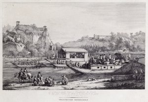 Hajókirándulás a Szajnán, 1803 alkotó: Jean Jacques de Boissieu