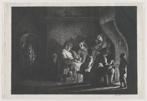 Este a faluban, 1800.