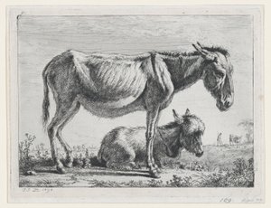 Jenny a csikójával, 1797. alkotó: Jean Jacques de Boissieu