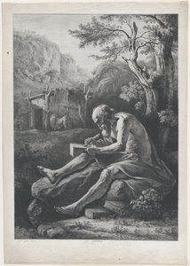 Szent Jeromos, 1797. alkotó: Jean Jacques de Boissieu