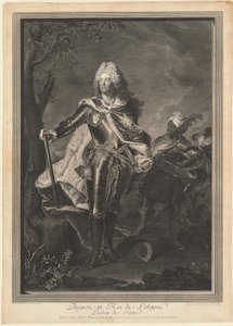 Augustus III. lengyel király alkotó: Jean Joseph Balechou after Hyacinthe Rigaud