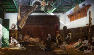 Egy hárem belseje Marokkóban alkotó: Jean Joseph Benjamin Constant