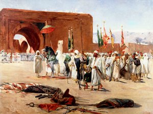 Mór körmenet, alkotó: Jean Joseph Benjamin Constant